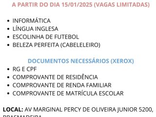 INSCRIÇÕES 2025